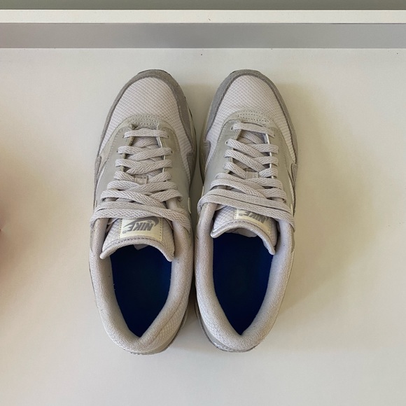 Nike Air Max 1 Grey White Vast 90 Mens Size 8 Shoes NEW - Picture 7 of 9